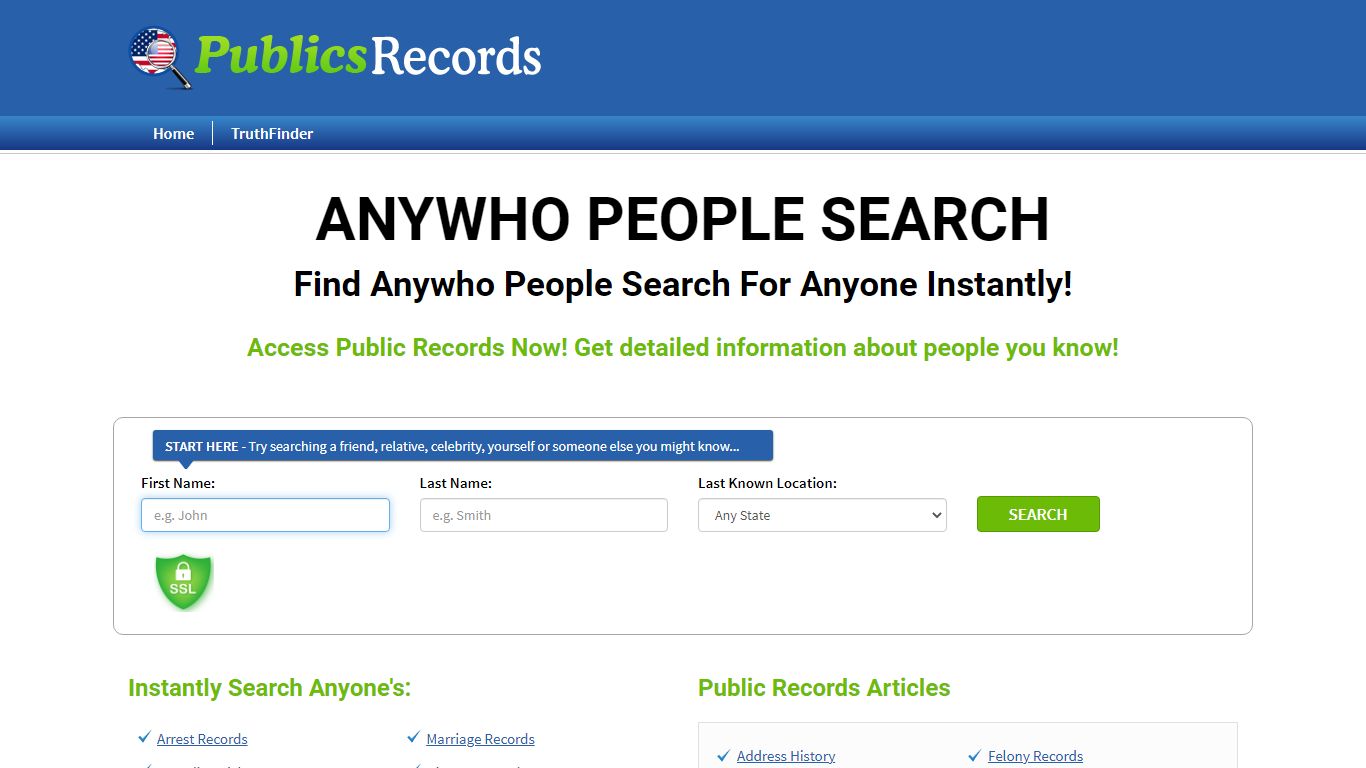 Find Anywho People Search For Anyone Instantly!